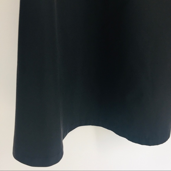 NWT Lord and Taylor Black Satin Skirt Sz 8 Taffeta Formal Party Special Occasion - Picture 3 of 8